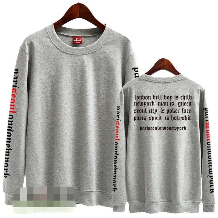 เสื้อแขนยาว (Sweater) สกรีนลายตัวอักษร แบบ Jackson