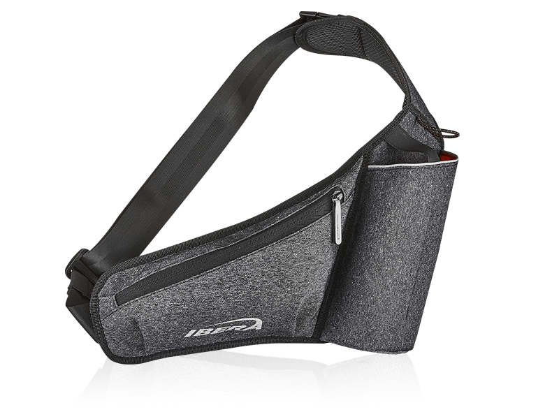 เข็มขัดสำหรับนักปั่น นักวิ่ง นักเดินทางไกล IBERA Sports Belt IB-SF2 ( เทา-เงิน / น้ำเงิน / ดำ )