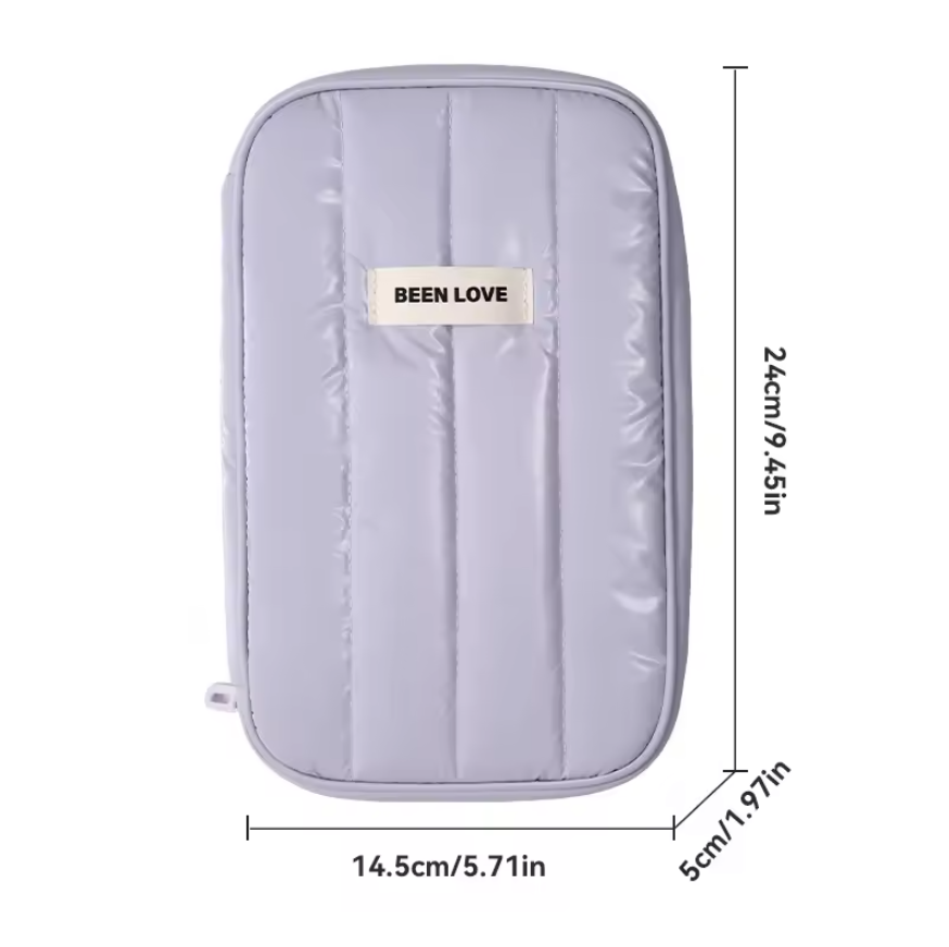 กระเป๋าอเนกประสงค์จัดระเบียบผ้านุ่มนิ่ม รุ่น RH2472 ขนาด ก.24*ส.14.5*ก้น 5 ซม.