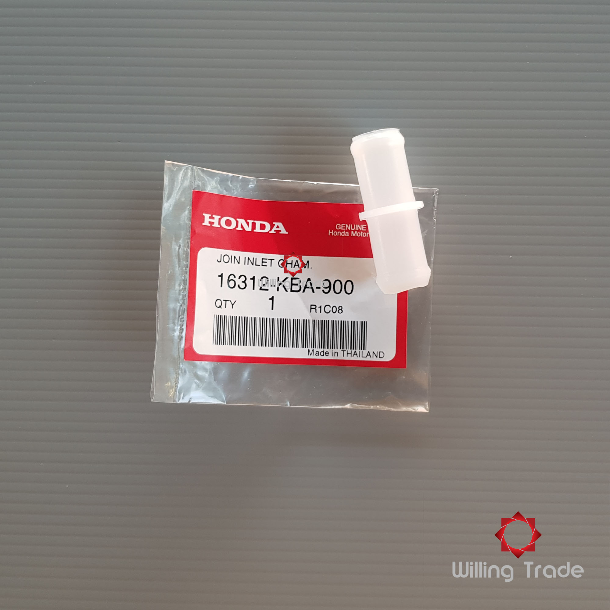 0045. ข้อต่อกล่องเก็บไอดี (A114)HONDA:(16312-KBA-900) Dash, LS, BEAT [แท้ศูนย์]