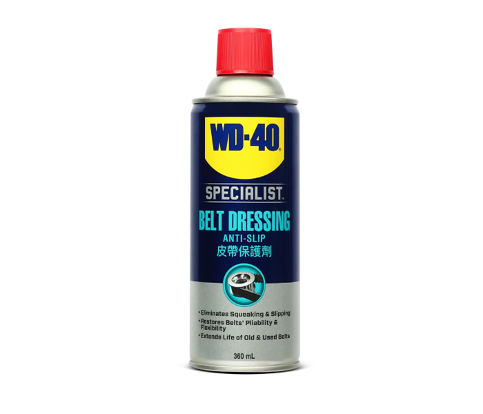 สเปรย์ฉีดสายพาน WD-40 ขนาด 360ml. ยืดอายุการใช้งาน, รักษาเนื้อสายพาน, เพิ่มแรงยึดเกาะ Pn.W051-0440 (แท้) ##
