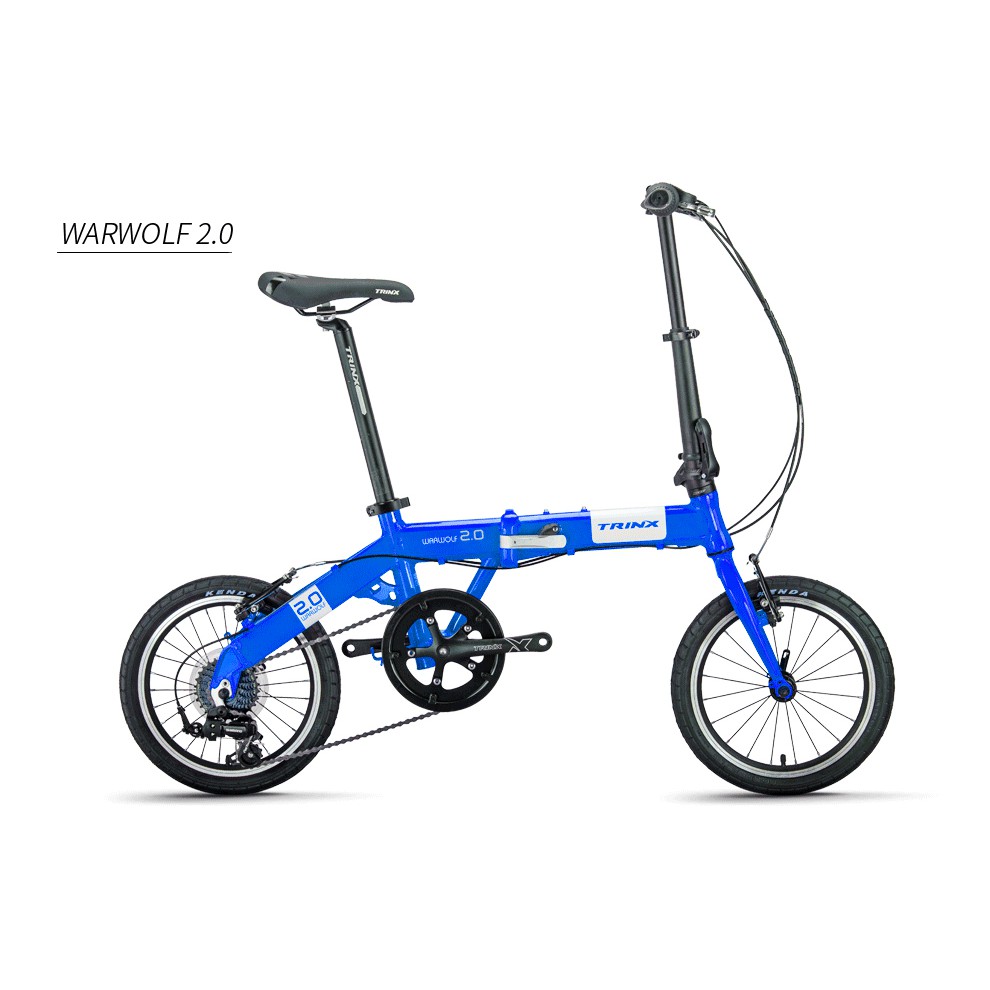 TRINX WARWOLF 2.0 จักรยานพับได้ TRINX 16 นิ้ว เกียร์ 7 สปีด เฟรมอลูมิเนียม, TRINX MY2022