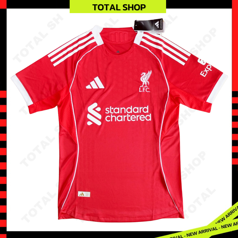 Liverpool 2025/26 Home Jersey Player Grade เสื้อลิเวอร์พูล เหย้า เกรดนักเตะ ฤดูกาลใหม่
