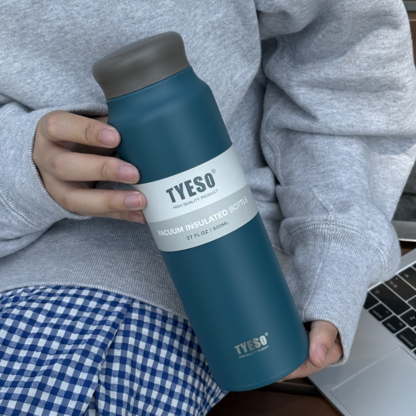 กระบอกสแตนเลส Tyeso รุ่น TS-8773B ขนาด 17FL.OZ/500 ml