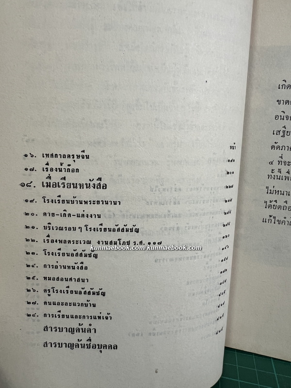 ฟื้นความหลังเล่ม 1 *หนังสือดีร้อยเล่มที่คนไทยควรอ่าน*