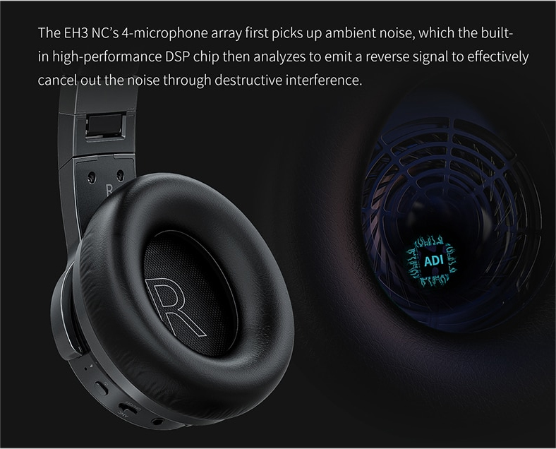 ขาย FiiO EH3NC หูฟังเฮดโฟนไร้สาย รองรับ Bluetooth5.0 , aptX LL , aptX HD , LDAC