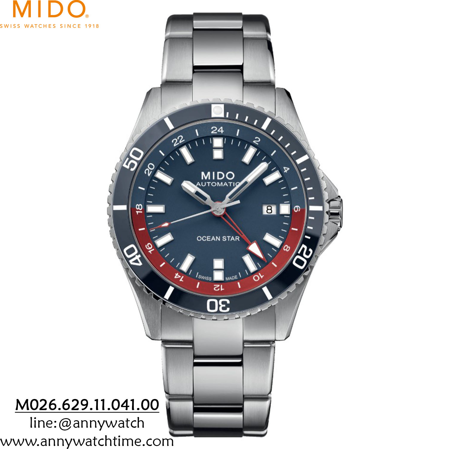 MIDO M026.629.11.041.00