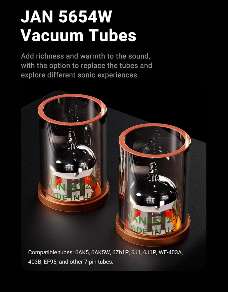 Fosi Audio MC331 Bluetooth Amplifier หลอดแก้วพร้อม DAC และ VU Meter ประกันศูนย์ไทย