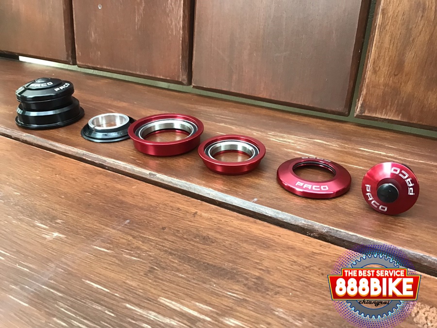 ถ้วยคอเทเปอร์ PACO HS-MA 55 มีบ่า มีดำและแดง