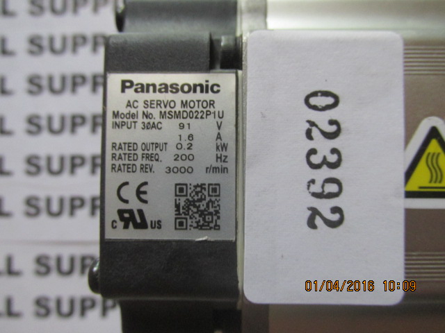 SERVO MOTOR “ PANASONIC ” รุ่น MSMD022P1U