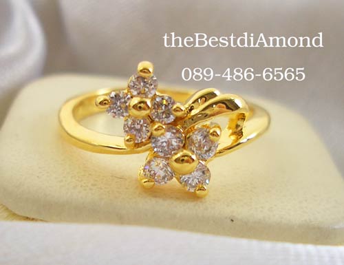 BR425+++แหวนเพชร cz ดอกไม้ 2 ดอก+++ดีไซน์น่ารัก เป็นแหวนดอกไม้ 2 ดอก ดูงดงาม อ่อนช้อย และเล่นไฟดีมากๆๆๆ ดอกไม้เล็กใหญ่ ต่างกันนิดหน่อย พองาม