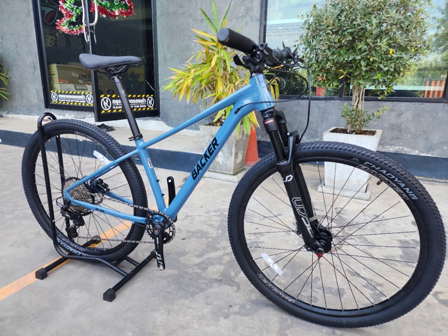 จักรยานเสือภูเขา BACKER X6 SHIMANO XT M8100 12 sp Boost 148 เฟรมอลูมิเนี่ยม ลบรอยเชื่อม ซ่อนสาย ล้อ 29 NEW2025