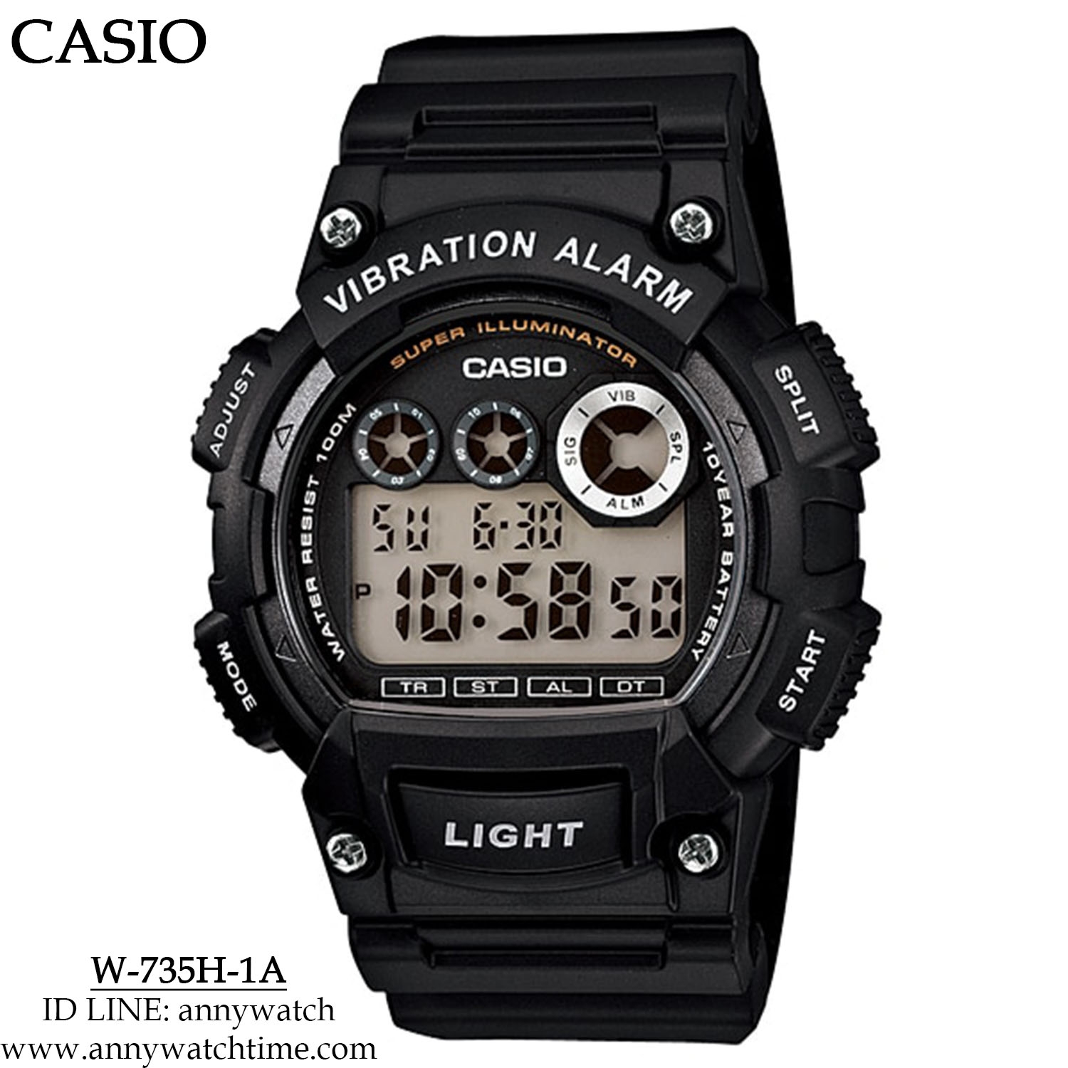 CASIO W-735H-1A