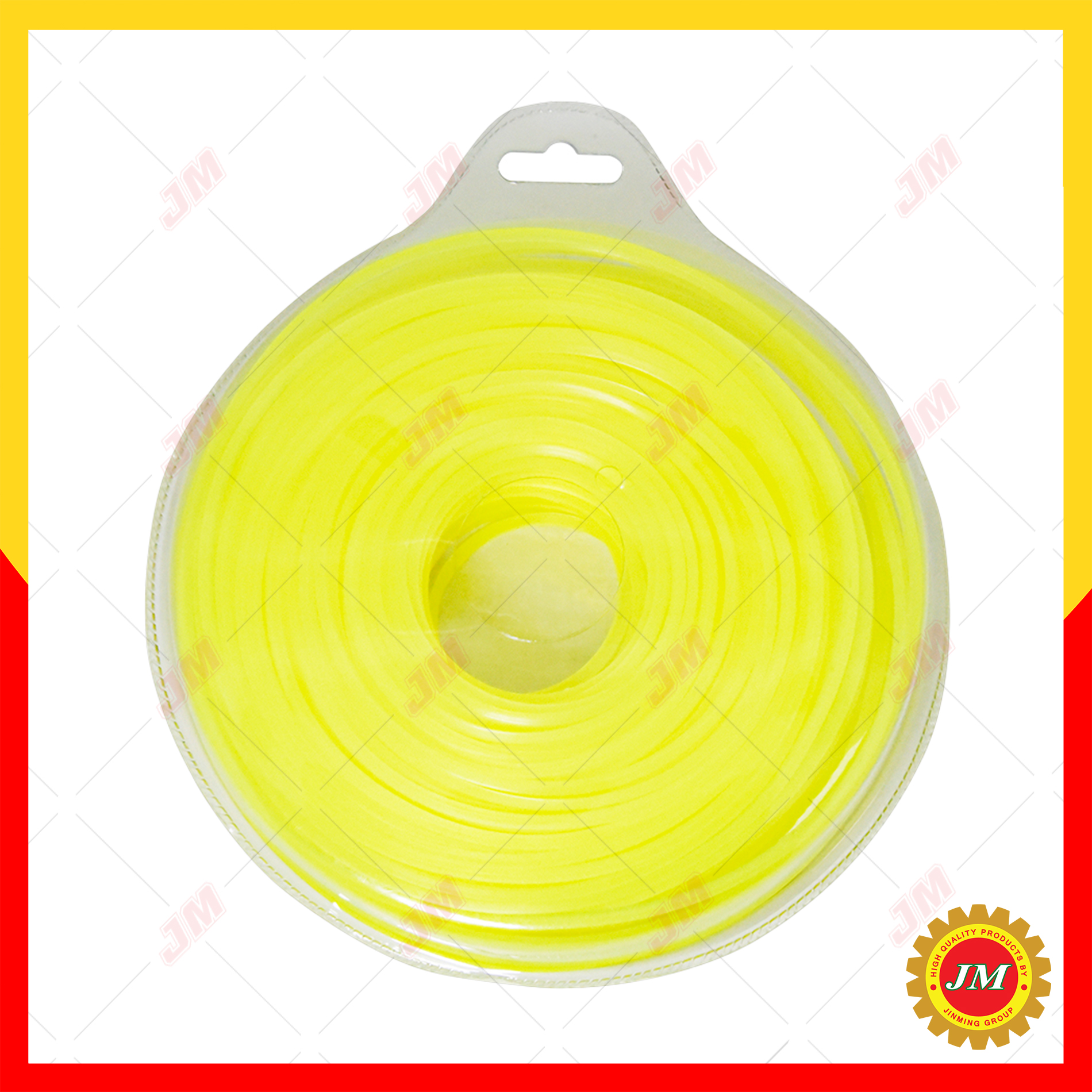 เอ็นตัดหญ้า เหนียวพิเศษ Falcon ขนาด 2.5มม. // 1.0 ปอนด์ เหลี่ยมเหลือง เหลี่ยมขาว กลมขาว