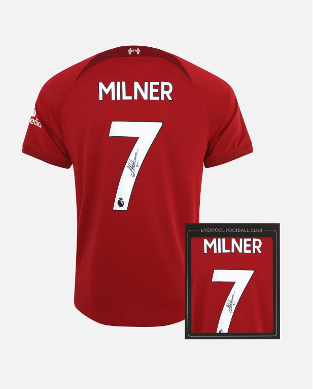 เสื้อลิเวอร์พูล 2022 2023 ลายเซ็นต์ Milner 7 พร้อมกล่อง มีใบรับรองของแท้