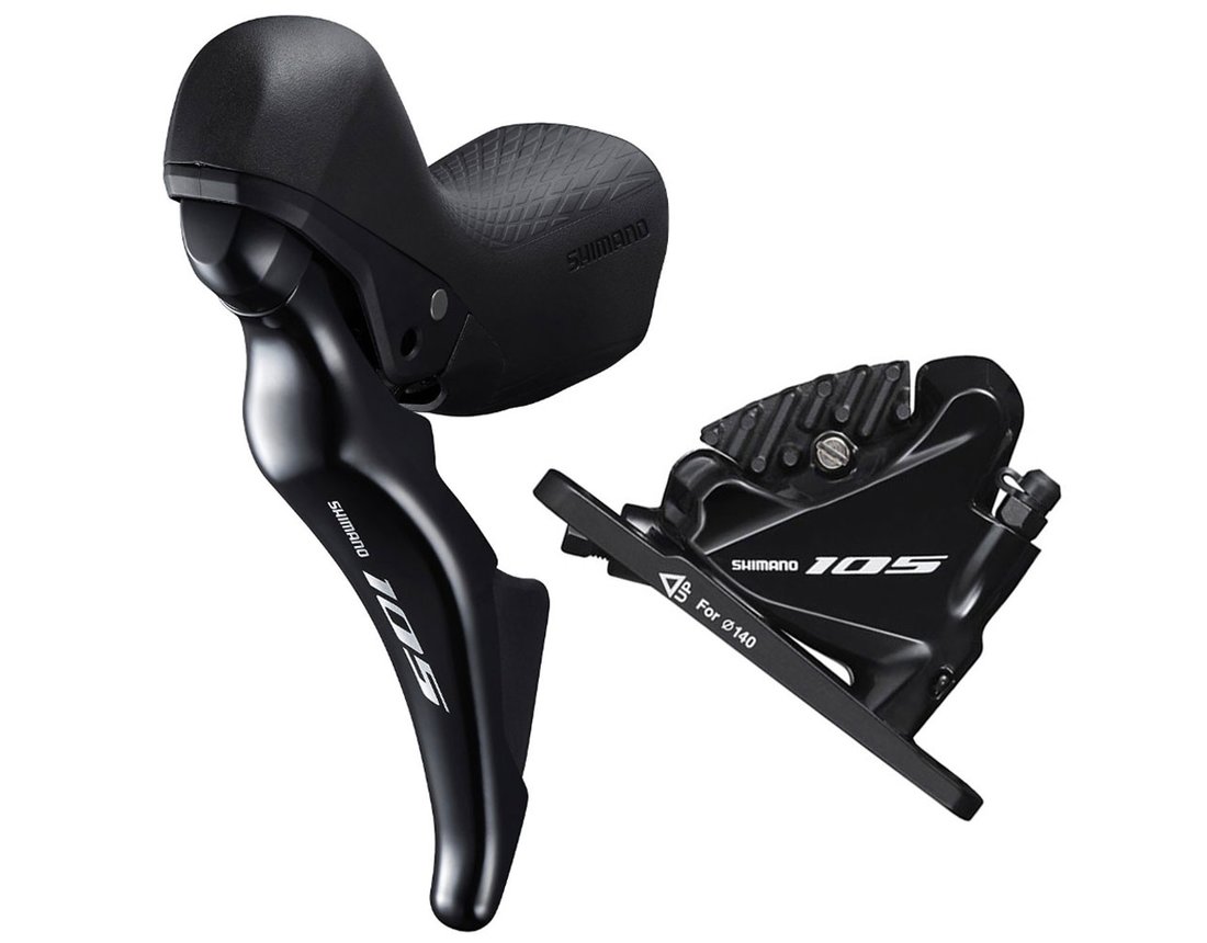 ชุดดิสเบลค 105 ประกอบเสร็จ, ST-R7025/BR-R7070, หน้า/หลัง, 1000/1700MM (รุ่นมือเล็ก)