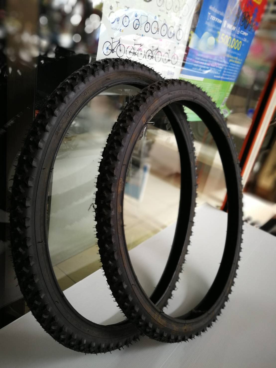 ยางนอกจักรยาน Camel 24x1.75,J1024 ,65PSI