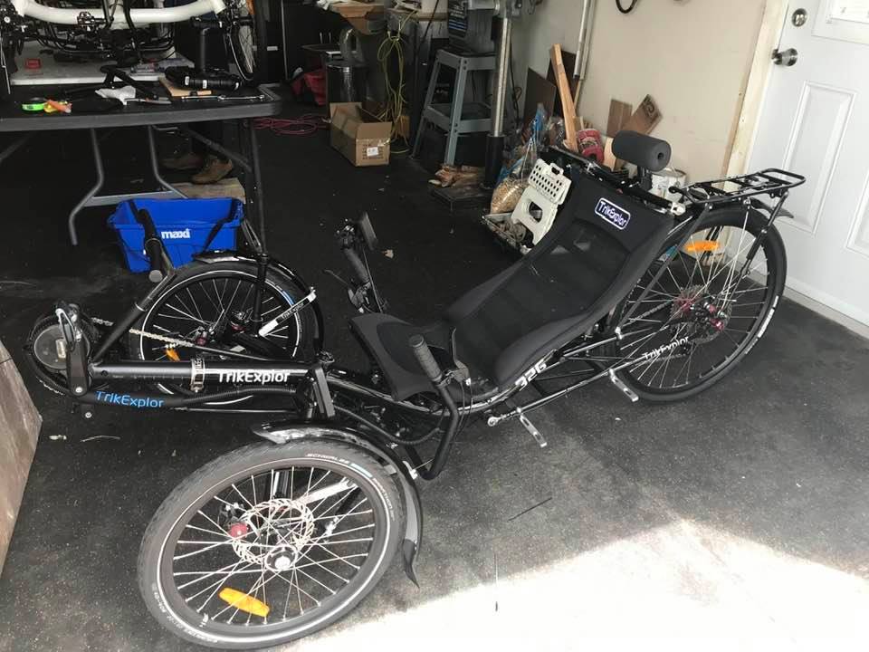 จักรยานนอนปั่น MOTRIKE 326 | TrikExplor 3 Wheel Touring Recumbent Bike | Shimano 3x9 Speed | อลูมิเนียมเฟรม 6061 T6 | รองรับผู้ขี่สูง 165–200 ซม.