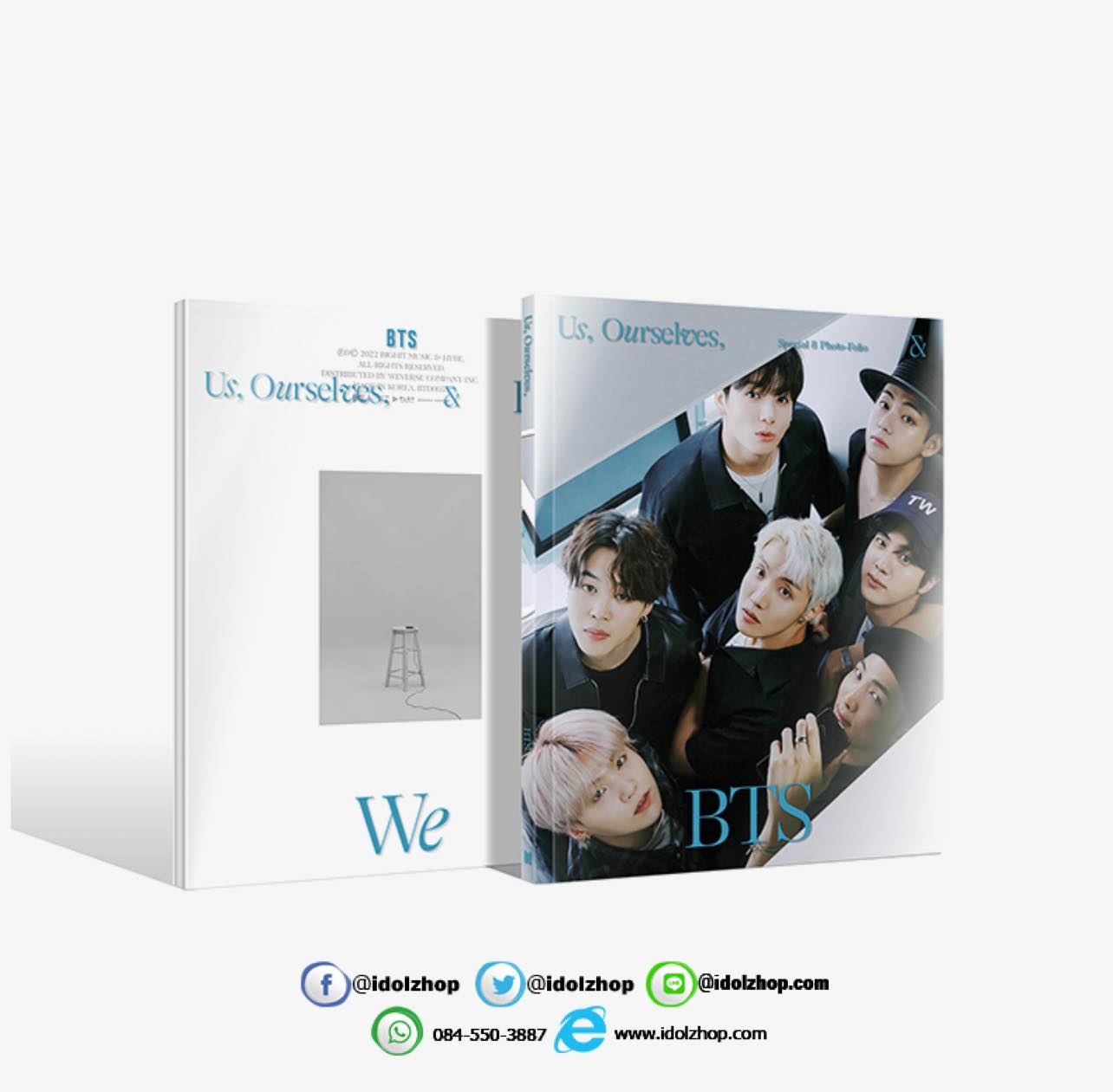 พร้อมส่ง โฟโต้บุค Special 8 Photo-Folio Us, Ourselves, and BTS 'WE'
