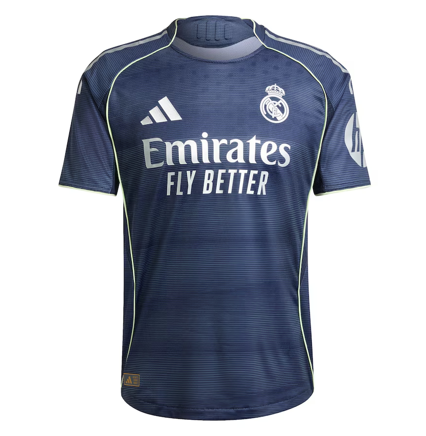 เสื้อรีลมาดริด 2025 2026 ทีมเยือน รุ่นนักเตะ adidas Away Authentic ของแท้
