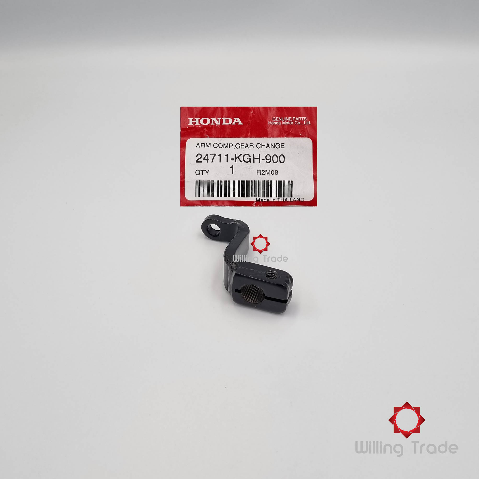 ข้อต่อขาเปลี่ยนเกียร์ (WX446) HONDA: (24711-KGH-900): SONIC เก่า ใหม่ ... แพ๊คละ 1 ชิ้น... [แท้ศูนย์ 100%] ...กลุ่มอะไหล่คันเปลี่ยนเกียร์/คันสตาร์ท...ARM COMP, GEAR CHANGE