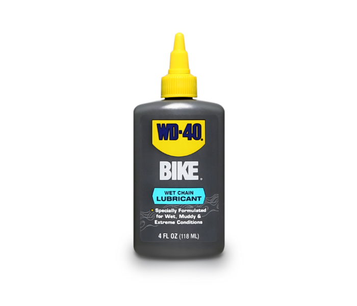 น้ำมันหล่อลื่นโซ่ WD-40 ชนิดเปียก ขนาด 118ml. สำหรับหล่อลื่นโซ่กับสภาพเส้นทางปั่นที่เปียกจากน้ำขัง, ฝนตก, หรือต้องลุยน้ำ Pn.W051-0500 (แท้) ##