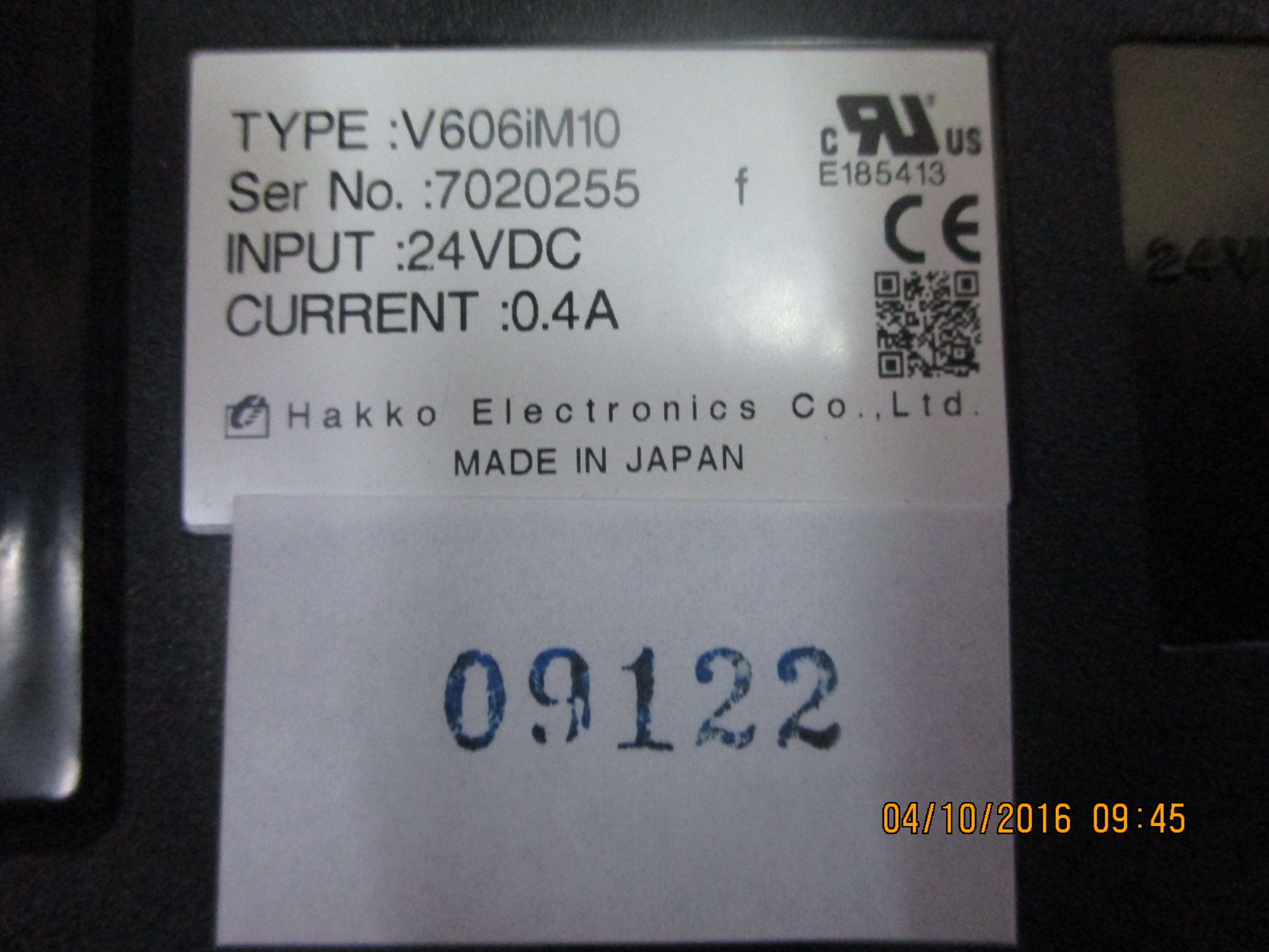 LCD TOUCH SCREEN “ HAKKO ” รุ่น V606IM10