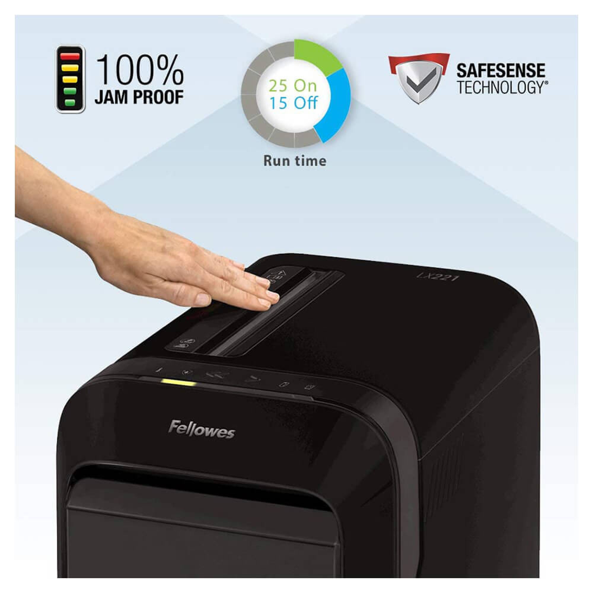 เครื่องทำลายเอกสาร Fellowes รุ่น LX211