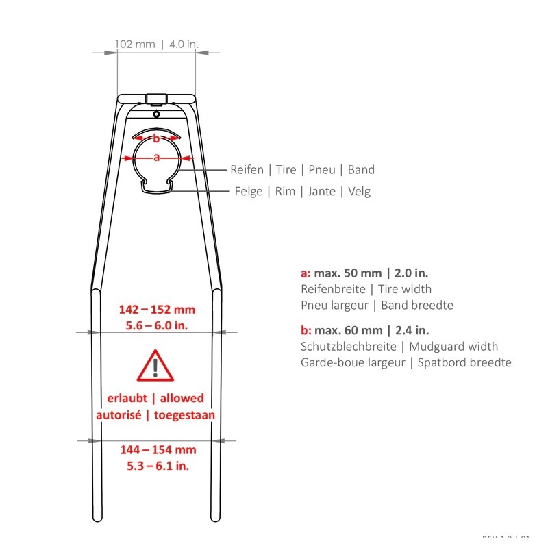 TUBUS Grand Expedition Front ตะแกรงหน้าจักรยานสำหรับล้อ 26" และ 28" จากเยอรมัน – ตอบโจทย์ทุกการเดินทาง