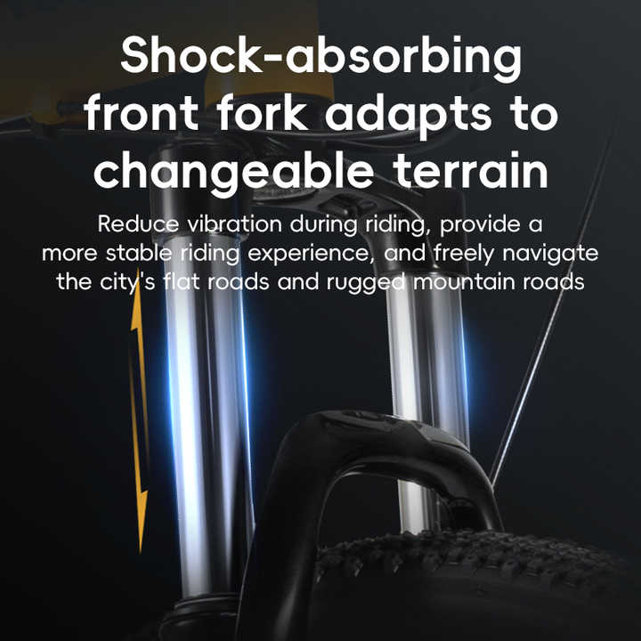 ROCKBROS SGD Folding Mountain Bike, Aluminum Alloy Frame, 26" Wheelset, 24 Speed