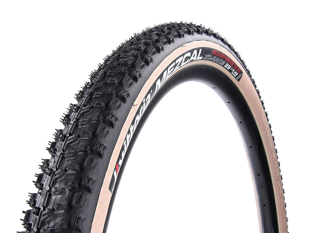 ยางนอกจักรยาน ยางเสือภูเขา Vittoria Mezcal III TLR G2.0 27.5-29ER Folding Tyre, TNB TUBELESS READY