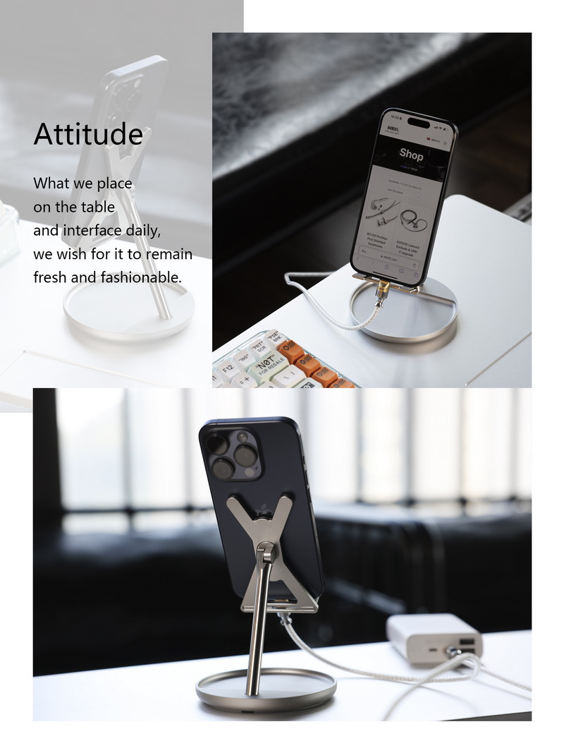 DD HS110 ขาตั้งเดสก์ท็อปไฮไฟ สำหรับ มือถือ เครื่องเล่นพกพา iPad หรืออุปกรณ์ถอดรหัส