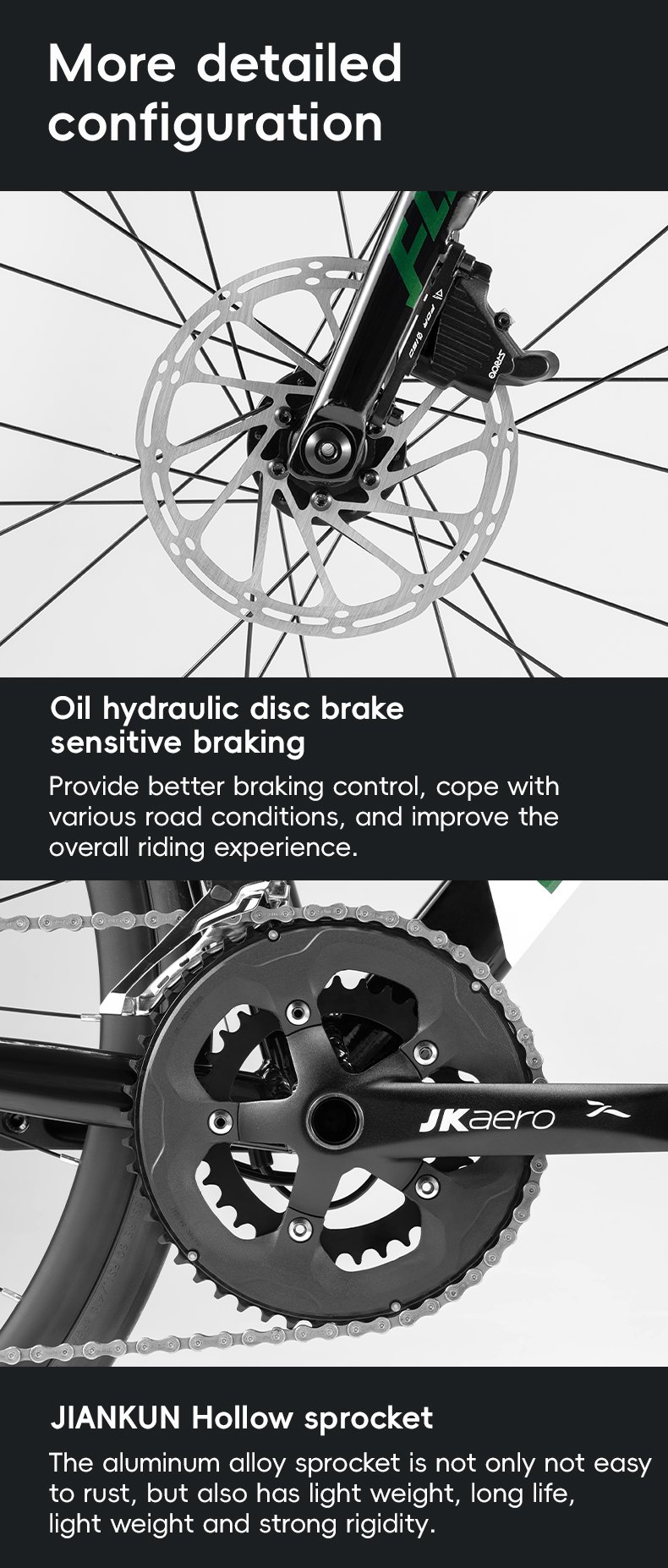 ROCKBROS GALE W3 จักรยานเสือหมอบ 20 สปีด 700C | เบรกน้ำมัน น้ำหนักเบา 11.25 กก. | ปี 2025