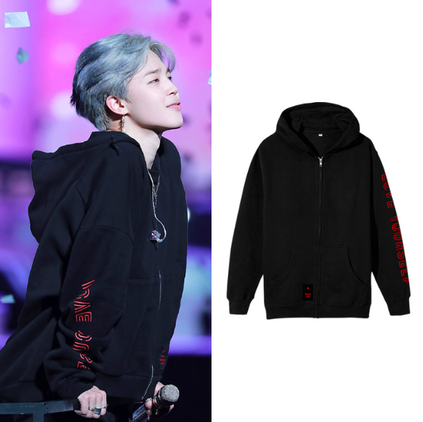 เสื้อแขนยาว เสื้อคลุมฮูด เสื้อแฟชั่นไอดอล #BTS (ระบุไซส์ ที่หมายเหตุ)
