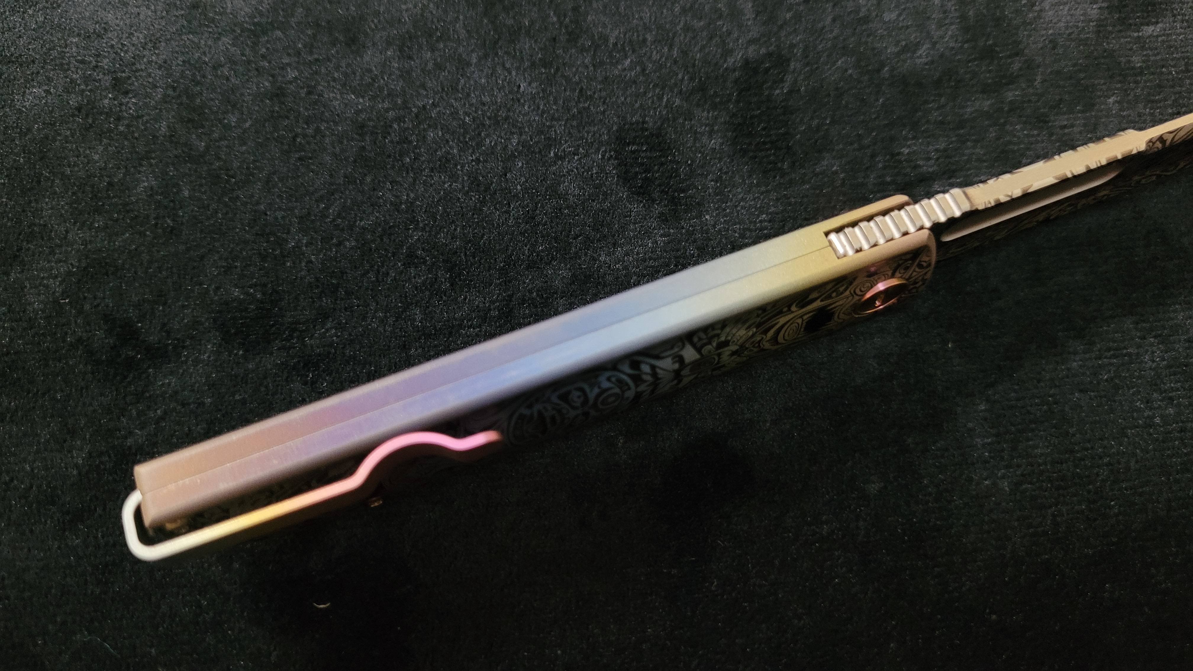 Native Art Revenge "Fukushu" Front Flipper Pink/Red/Orange Top Radiant