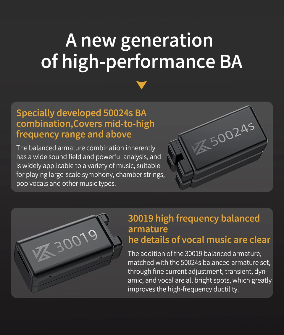 ขาย KZ ZAS หูฟัง 8 ไดรเวอร์ 7BA+1DD ประกันศูนย์ไทย