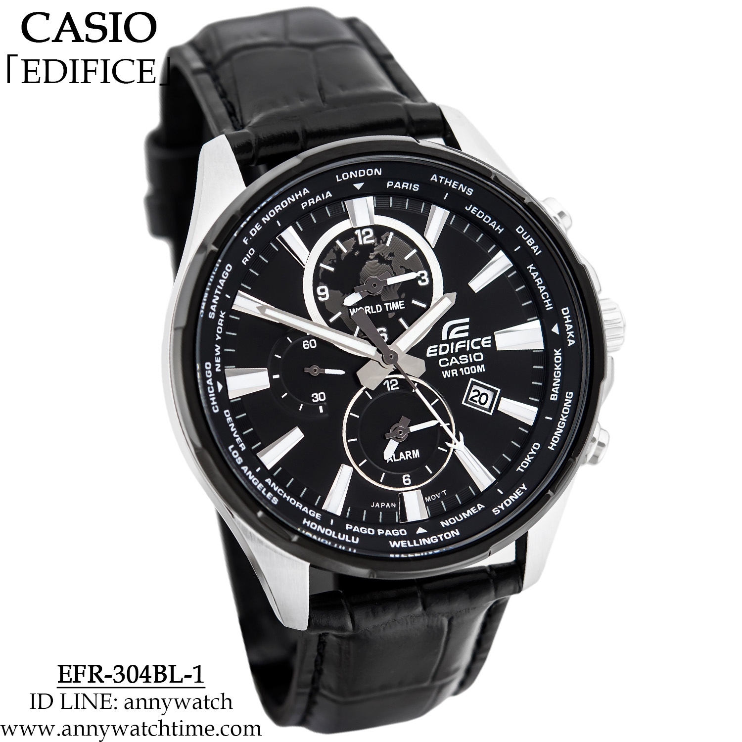 EDIFICE EFR-304BL-1