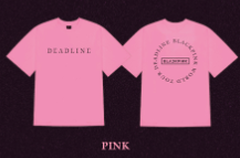 PRE. เสื้อยืดสีชมพู 𝐁𝐋𝐀𝐂𝐊𝐏𝐈𝐍𝐊 ROUND LOGO T-SHIRT (นำเข้า 14-25 วัน)