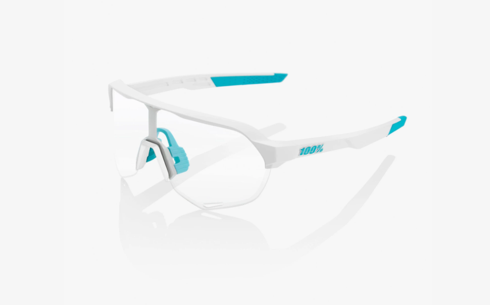 แว่นตา 100% S2® SE BORA - hansgrohe Team White HiPER® เลนส์สีเงิน + เลนส์ใส