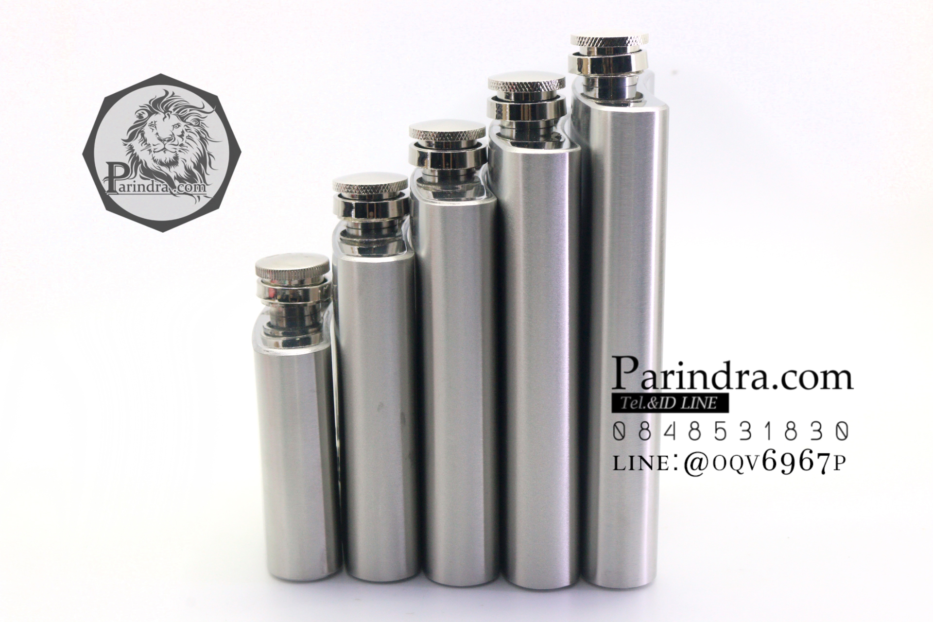 กระป่องสแตนเลส Johnnie Walker อย่างดี สำหรับพกพา บรรจุ 6 oz