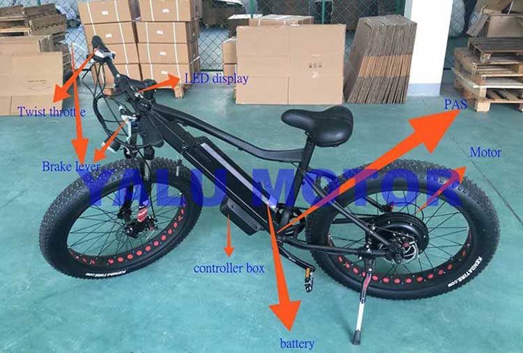 ชุดแปลงจักรยานไฟฟ้า YALU YL1500 48V 1500W – ล้อมอเตอร์หน้า/หลัง 26/29/700C พร้อมเกียร์ 7 สปีด & ดิสก์เบรก | สั่งจอง 15-25 วัน