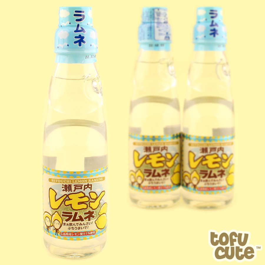 เซโตะอุจิ lemon ramune น้ำเลม่อนซ่า 200ml จากญี่ปุ่น