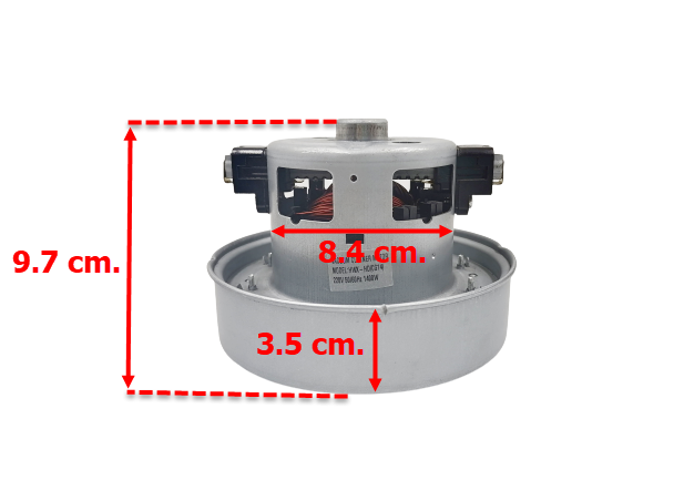 มอเตอร์เครื่องดูดฝุ่น 1400w. 220v. #HWX-CG43(ฮิตาชิ) ลวดทองแดงแท้