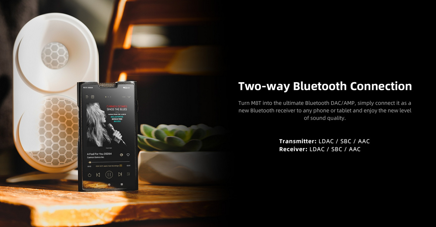 Shanling M8T DAP เครื่องเล่นพกพาหลอดแก้ว ระบบ Android 13 ระดับเรือธง ประกันศูนย์ไทย