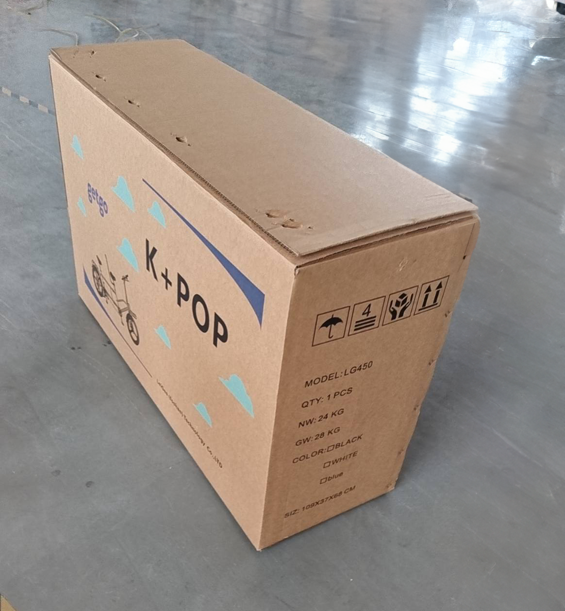 K-POP LG600 จักรยานสองตอน Tandem เกียร์ 8 สปีด พับได้ ลากได้ ล้อ 20นิ้ว เฟรมเหล็ก ปี 2024