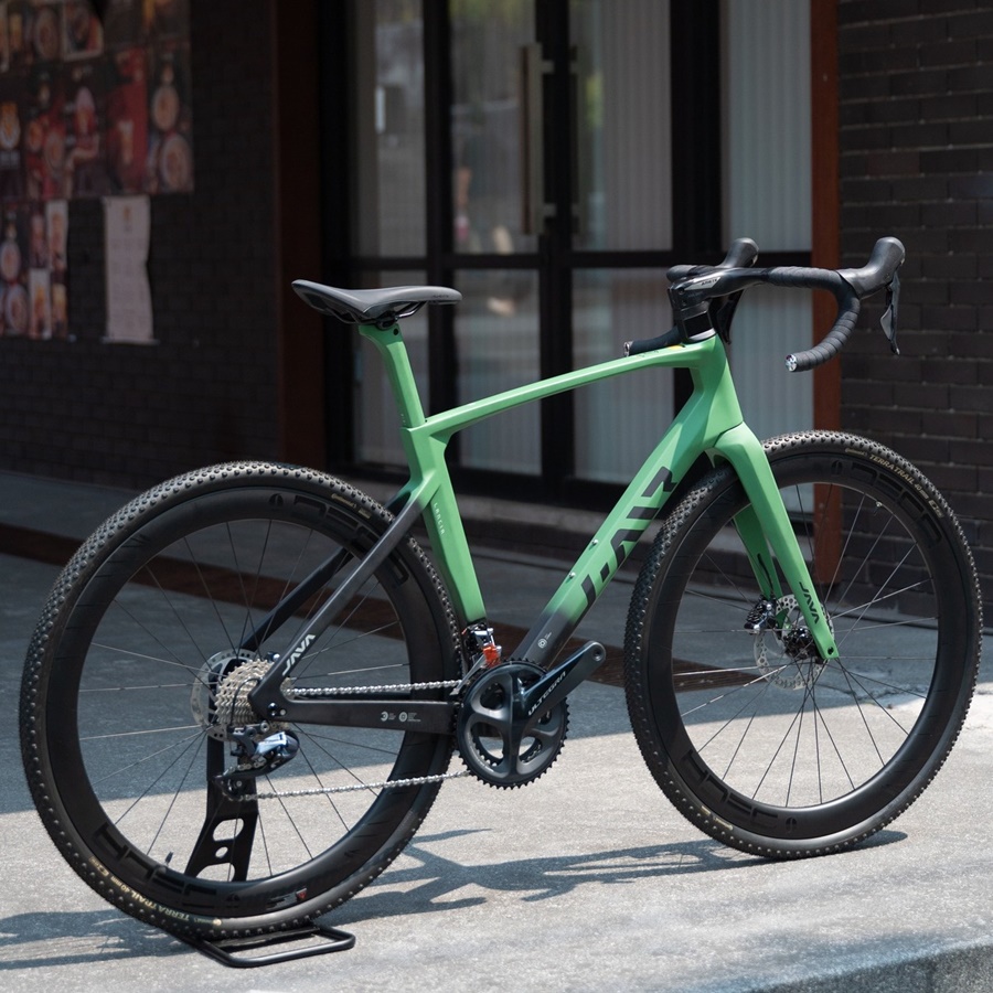 จักรยานเสือหมอบกราเวลไบค์ JAVA LANCIA Gravel Bike Shimano Ultegra Disc R8020 22sp ตัวเฟรมทรง All Around 2022