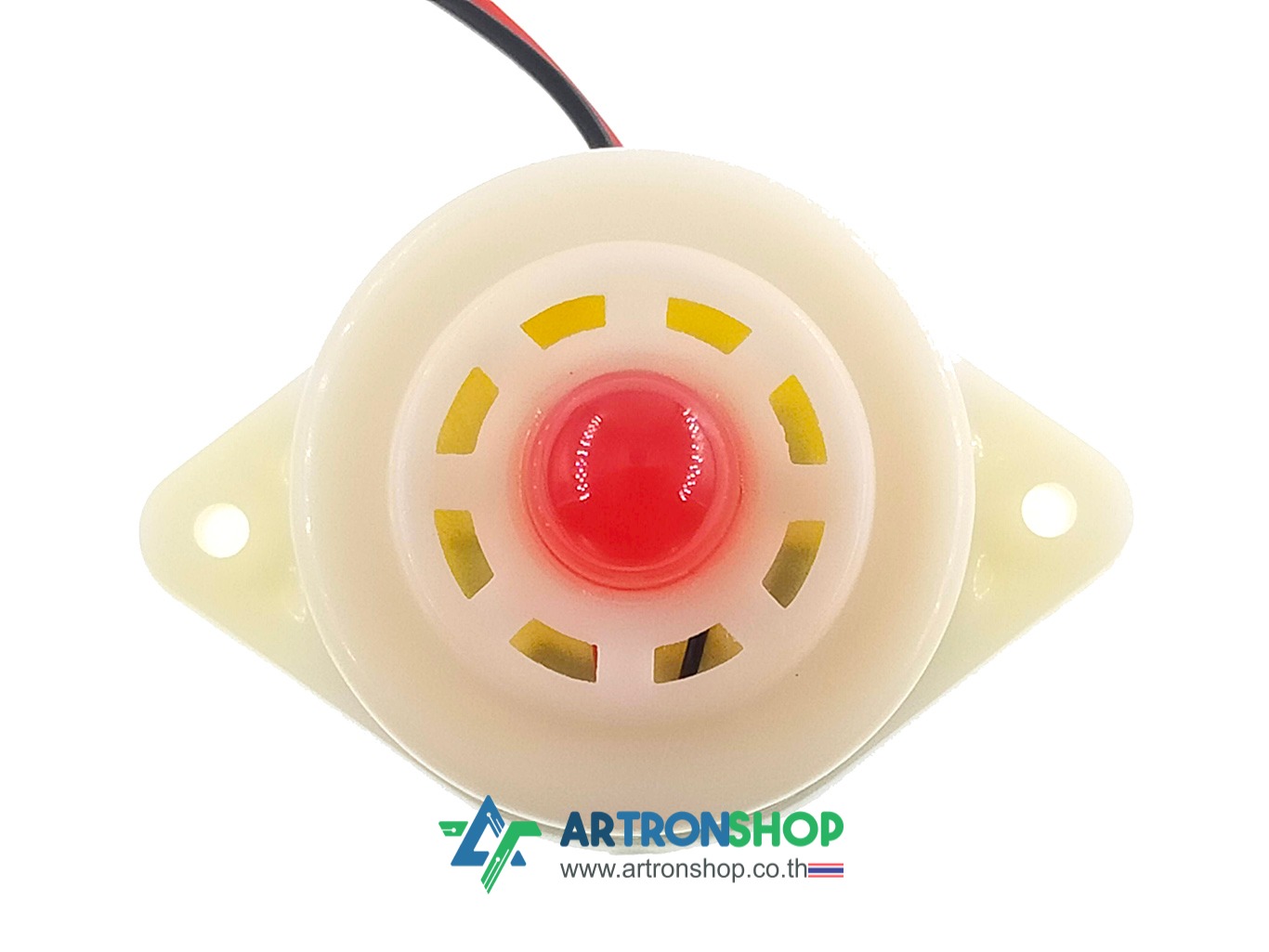 บัสเซอร์ ไซเรน แจ้งเตือน พร้อมไฟกระพริบในตัว 12V LZQ-3D