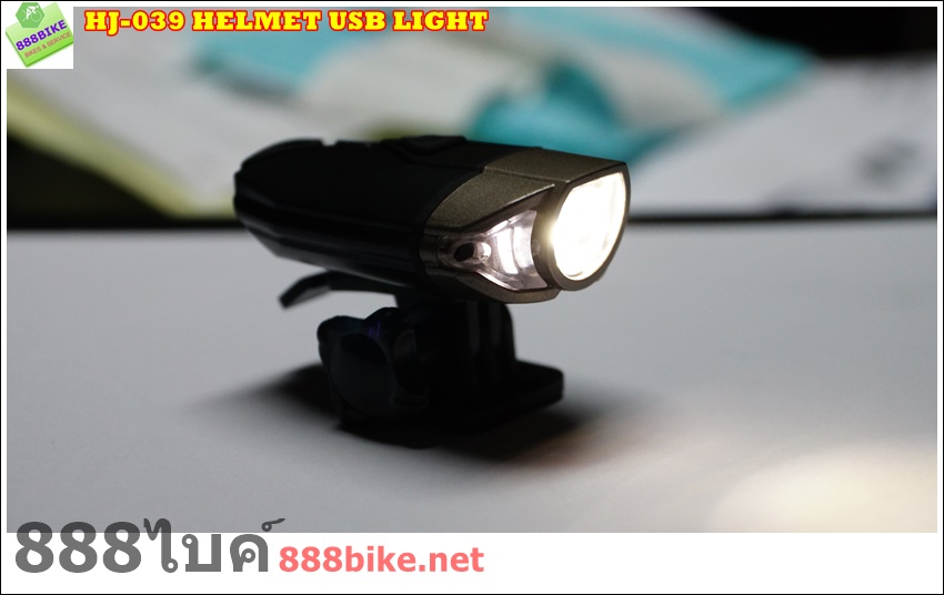 ไฟหน้า SUPERL LAVA ,HJ-039 3W ชาร์จ USB (มีอุปกรณ์ติดหมวก)