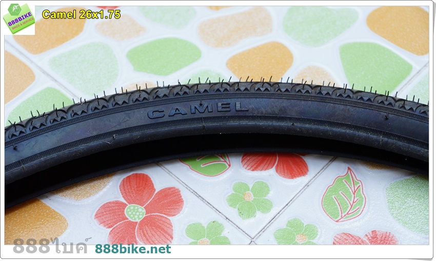 ยางนอกจักรยาน ยางเสือภูเขา DEESTONE,Camel, 26x1.75 ดอกเรียบ (kerry350บาท)(EMS150บาท)