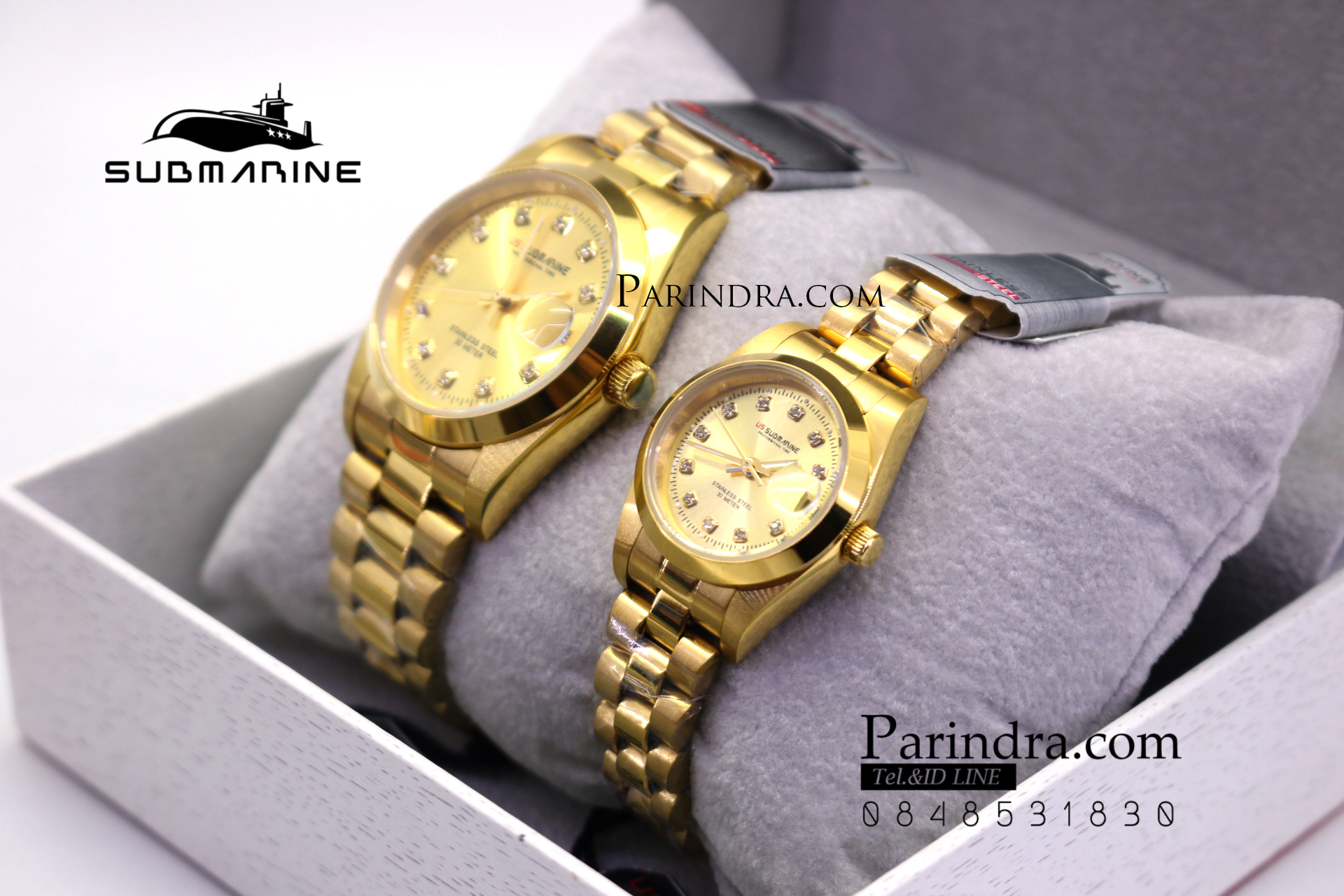 นาฬิกา US submarine รุ่น SUB101M D เรือนทองล้วน เรือนใหญ่
